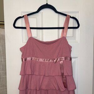 Vintage Target xhilaration Brand Pink Ribbon Tank Top - Size Medium